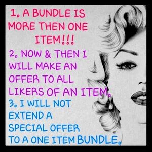 Hello ya’ll!! Definition of a bundle ~ MORE THAN ONE ITEM